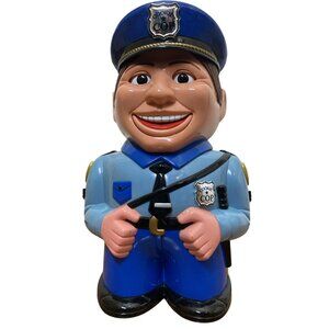 Fun-Damental Original Cookie Cop Talking Police Officer Cookie Jar Sound Novelty